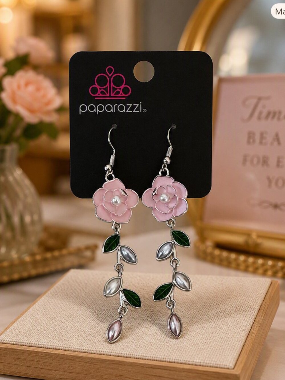 Paparazzi Lattice Lure Earrings NWT